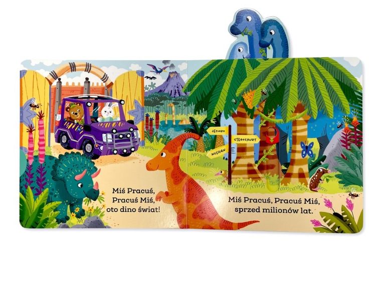 Miś Pracuś. Park dinozaurów
