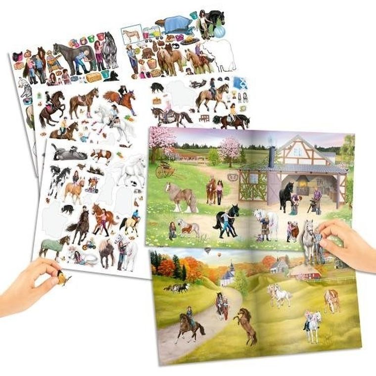 Miss Melody, zestaw keatywny z naklejkami