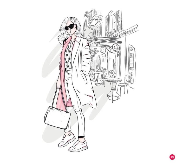 Modelki na wakacjach do kolorowania. Fashionista