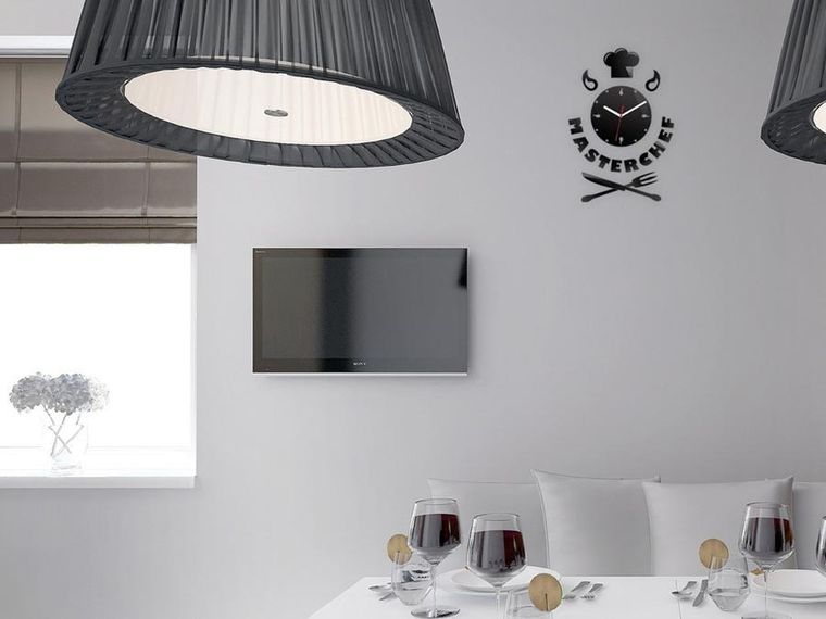 Modern Clock, zegar ścienny, master chef