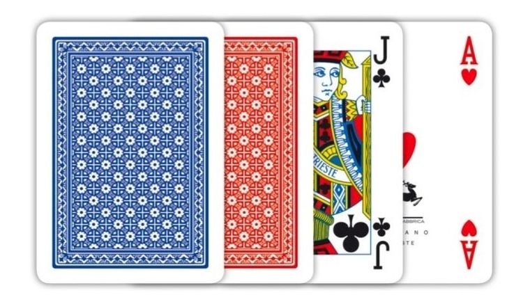 Modiano, Ramino Super Fiori, karty do gry, 2 talie