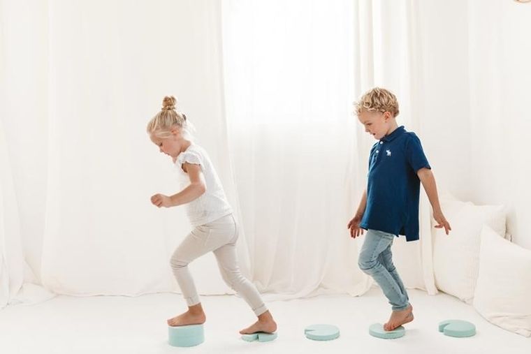 Moes, Lilia Wodna, piankowe klocki, 5 elementów