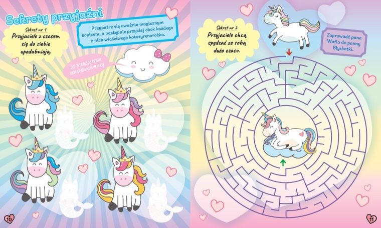 Moje Jednorożce. Zadanie przyklejanie. Część 5