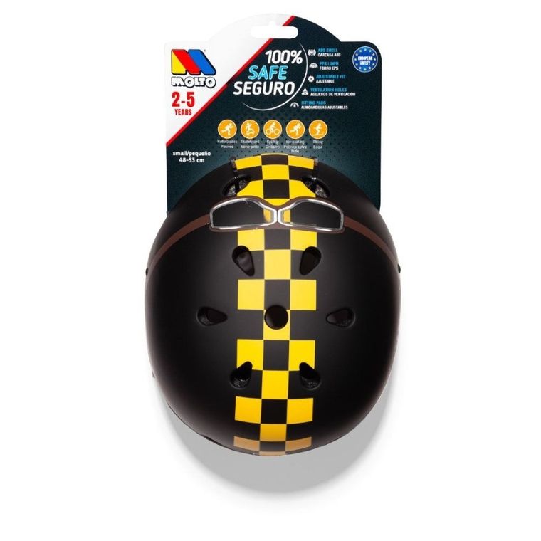 Molto, kask ochronny, black, rozmiar 48-53 cm