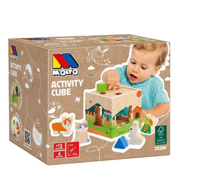 Molto, sorter kształtów, zwierzątka i figury geometryczne