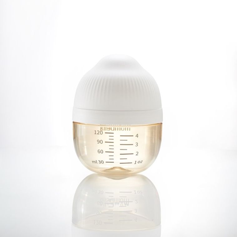Mombella, Butelka antykolkowa dla noworodka, PPSU, Ivory, 120 ml