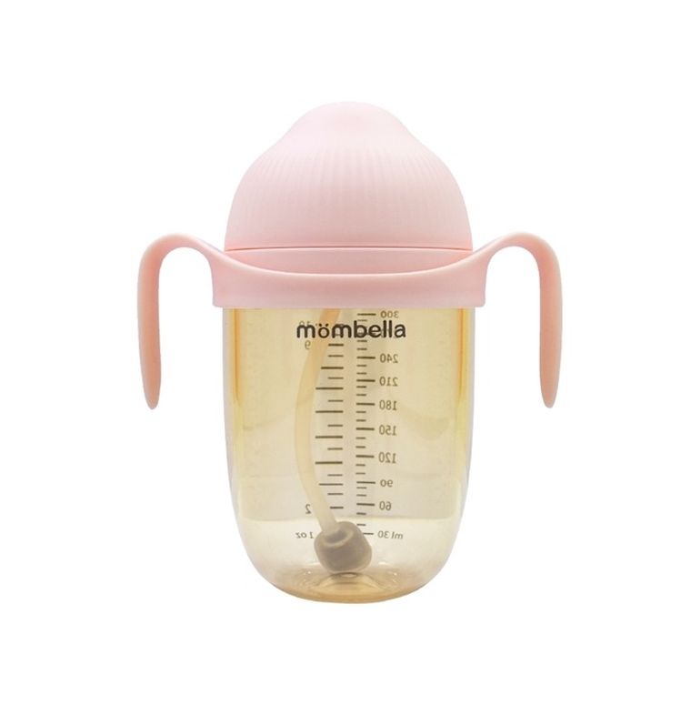 Mombella, butelka antykolkowa dla noworodka, PPSU, roze, 300 ml