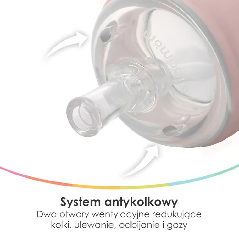 Mombella, Classic, smoczek do butelki antykolkowej, XL