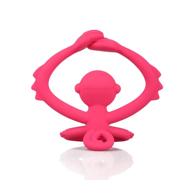 Mombella, Małpka, gryzak, Dark Pink