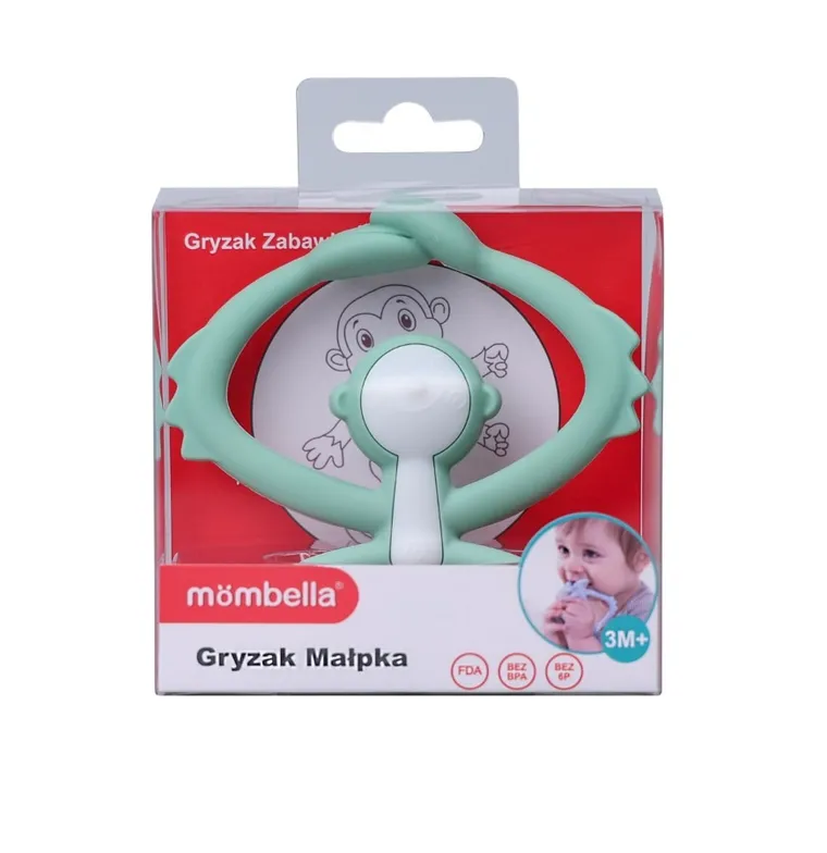Mombella, Monkey, gryzak, Sage Green