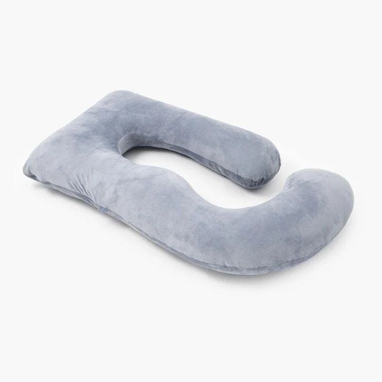 Momcozy, PP101, poduszka ciążowa w kształcie litery U, szara