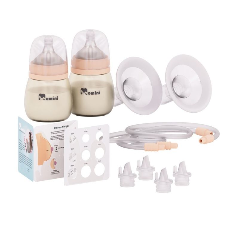 Momini, MilkySilky, elektroniczny laktator, bezprzewodowy, podwójny
