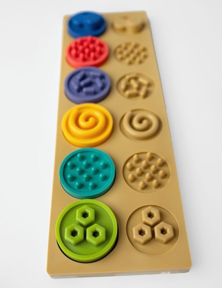 Mom's Care, Kółeczka XL, puzzle sensoryczne