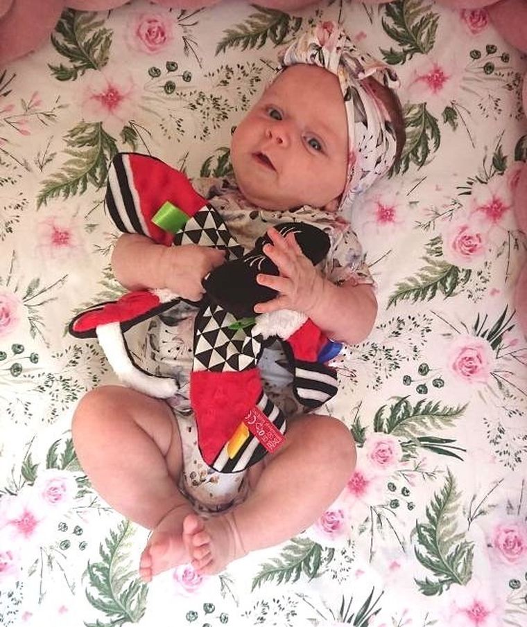 Mom's Care, Kot Milutek, kontrastowa zabawka sensoryczna