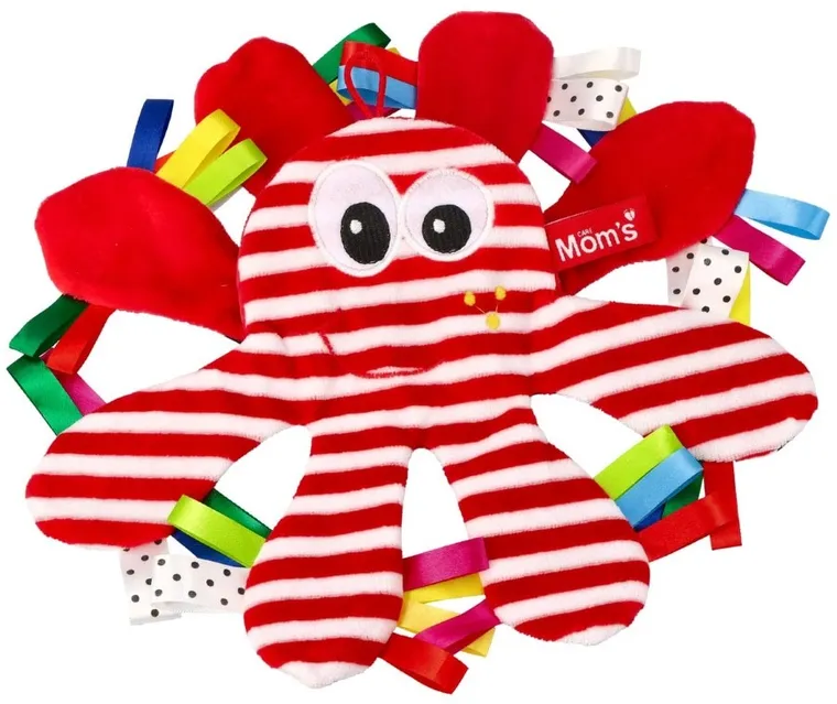 Mom's Care, szeleszcząca ośmiornica, zawieszka, kontrastowa zabawka sensoryczna