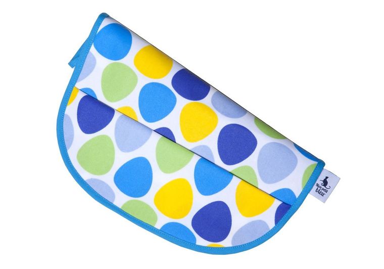 Mon Petit Bleu, śliniak z kieszonką, Kamyki