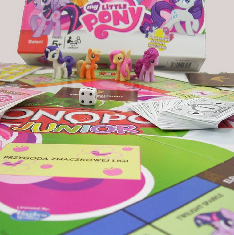 Monopoly, Junior, My Little Pony, gra ekonomiczna