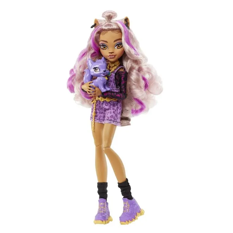Monster High, Clawdeen Wolf, lalka podstawowa z akcesoriami