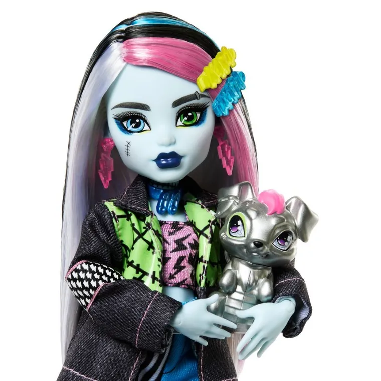 Monster High, Frankie Stein, lalka podstawowa z akcesoriami