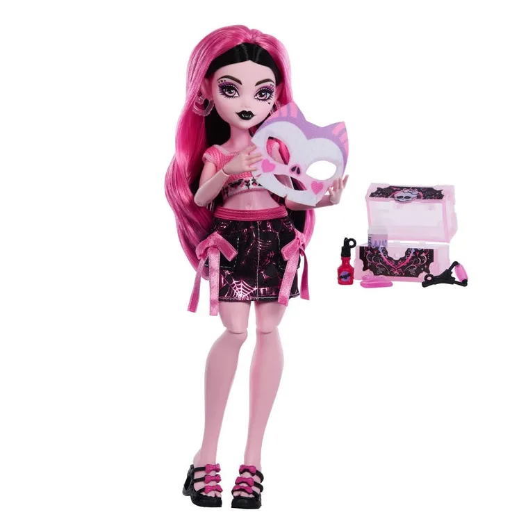 Monster High, Straszyrelaks Self-Care, Draculaura, zestaw z lalką i akcesoriami