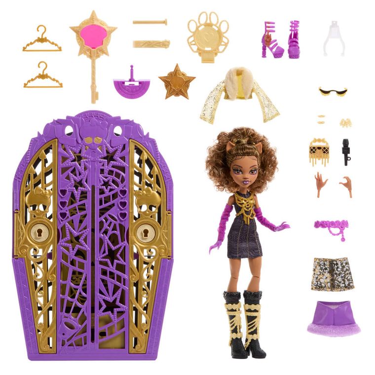 Monster High, Straszysekrety, Seria 6, lalka Clawdeen Wolf