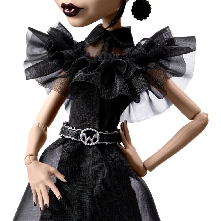 Monster High x Wednesday, Rave'N Balowa sukienka, lalka kolekcjonerska