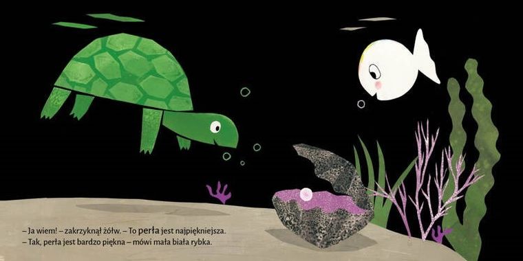 Morze małej białej rybki