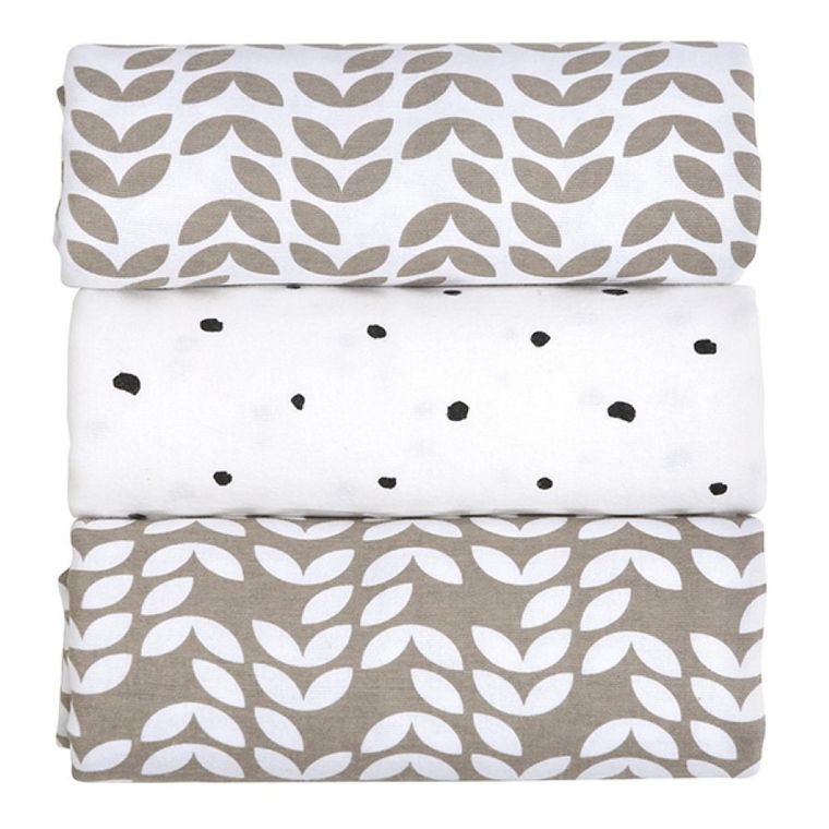 Motherhood, Classics Beżowy 2023, pielucha flanelowa, 70-80 cm, 3 szt.