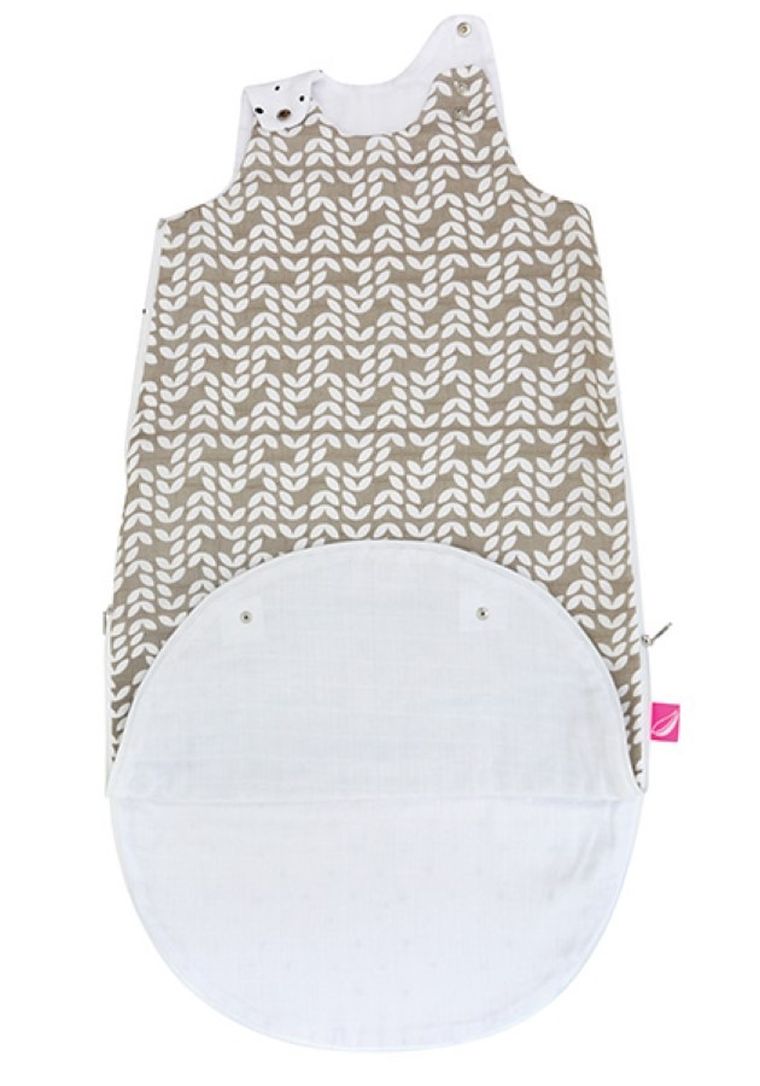 Motherhood, Classics Beżowy 2023, Zip-A Round, śpiworek muślinowy 2w1, TOG 0.5, 3-18 m