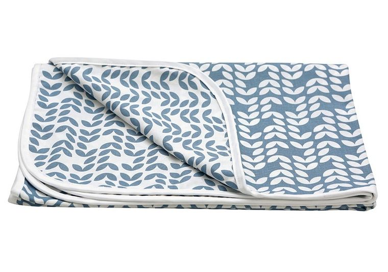 Motherhood, Classics Niebieski 2023, kocyk letni, dwustronny, 80-100 cm