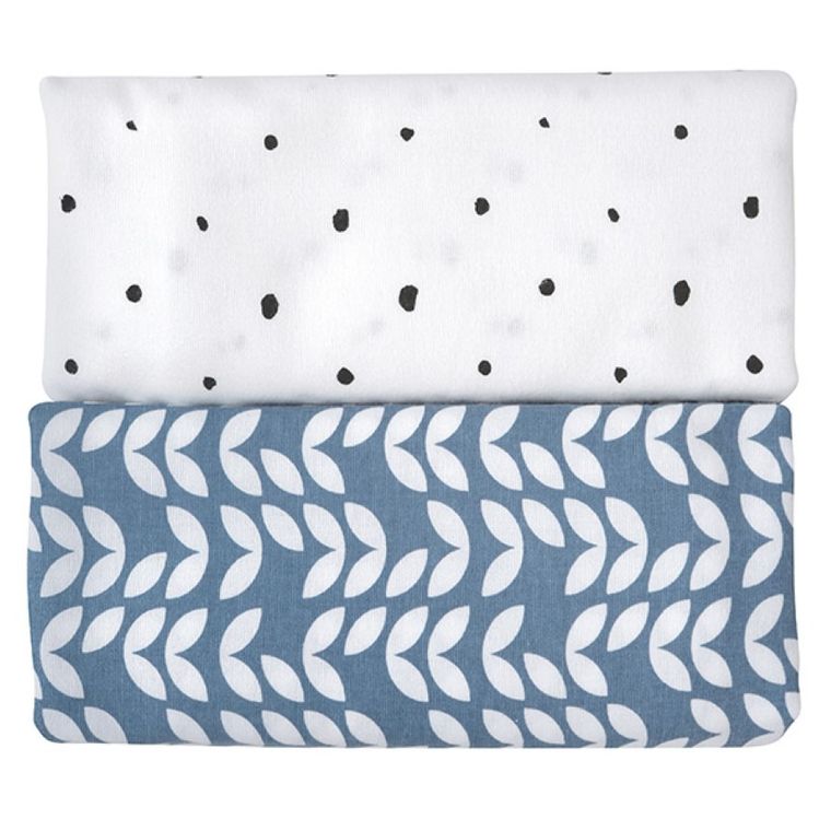 Motherhood, Classics Niebieski 2023, Premium, pielucha, otulacz flanelowy, 80-120 cm, 2 szt.