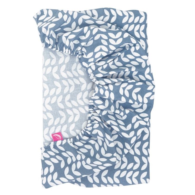 Motherhood, Classics Niebieski 2023, prześcieradło do wózka z gumką, 35-75 cm