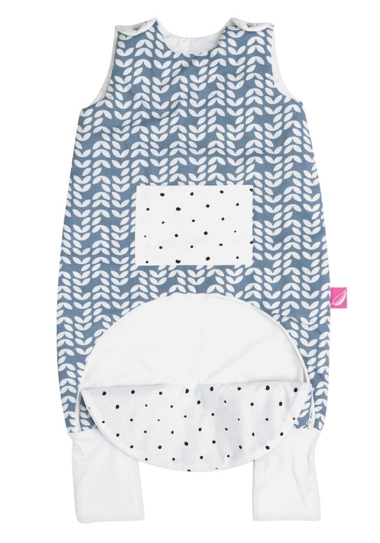 Motherhood, Classics Niebieski 2023, śpiworek z nogawkami i kieszonką, ocieplany, TOG 2, 18-30 m