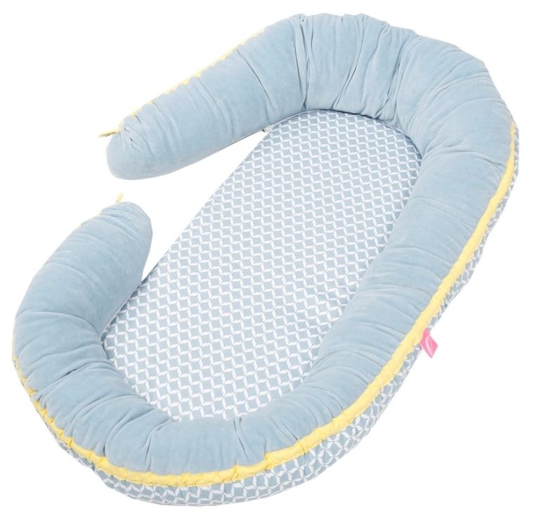Motherhood, Classics Niebieski, gniazdo niemowlęce, 2w1