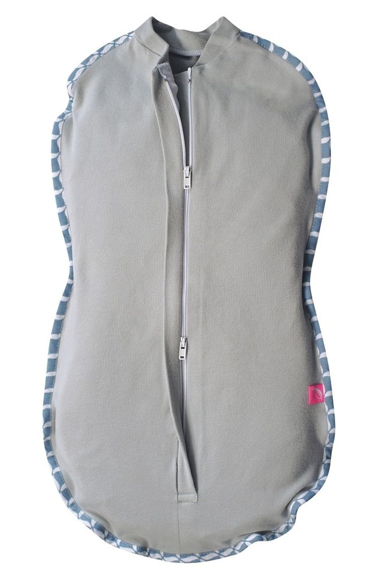 Motherhood, Classics Niebieski, Zip&Swaddle, otulak, rozmiar 1, 2,5-5 kg