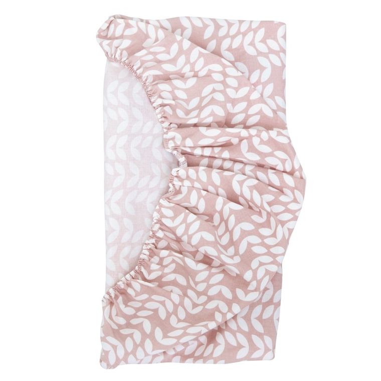 Motherhood, Classics Różowy 2023, prześcieradło do wózka z gumką, 35-75 cm