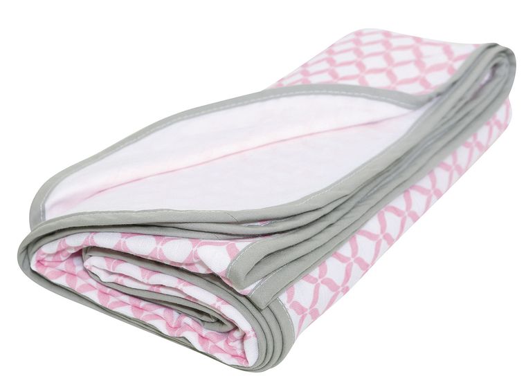 Motherhood, Classics Różowy kocyk muślinowy, dwuwarstwowy, 100-120 cm