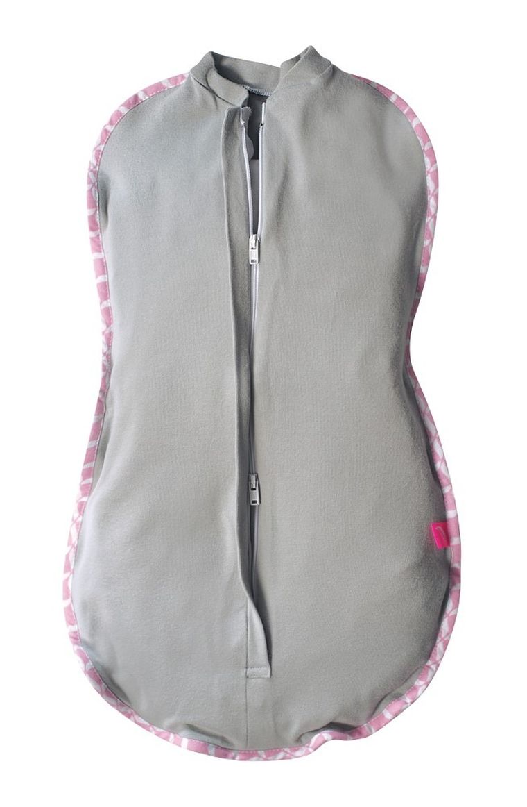 Motherhood, Classics Różowy, Zip&Swaddle, otulak, rozmiar 1, 2,5-5 kg