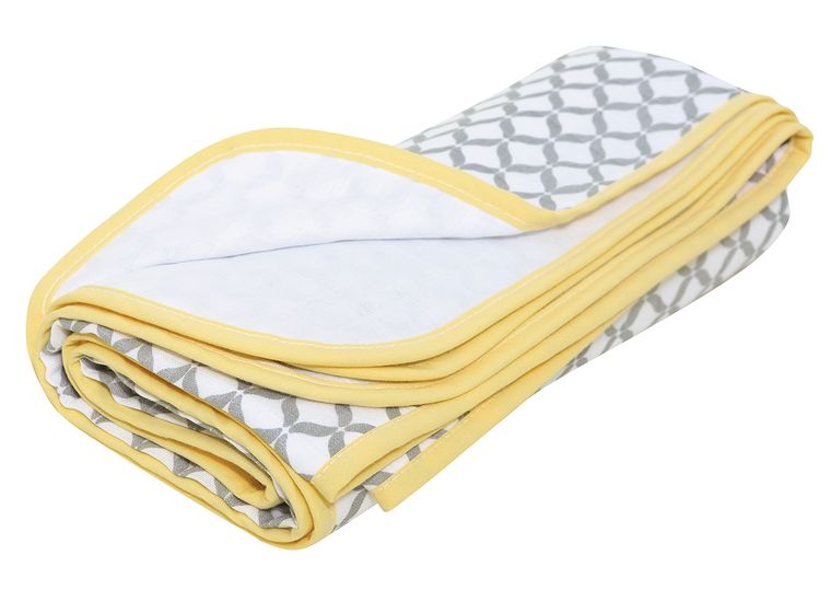 Motherhood, Classics Szary, kocyk muślinowy, dwuwarstwowy, 100-120 cm