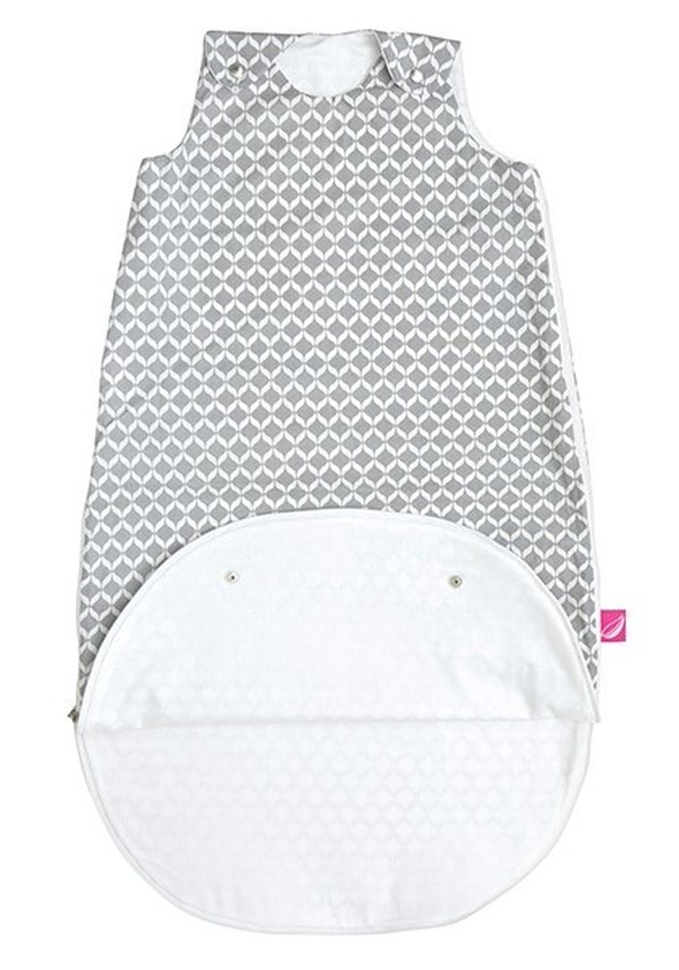 Motherhood, Classics Szary, Zip-A-Round, śpiworek letni 2w1, TOG 1, 3-18m