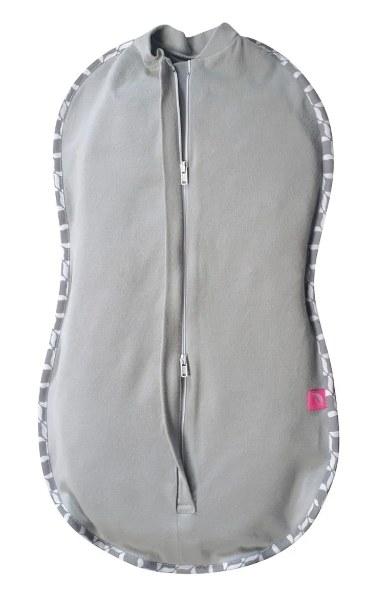 Motherhood, Classics Szary, Zip&Swaddle, otulak, rozmiar 1, 2,5-5 kg