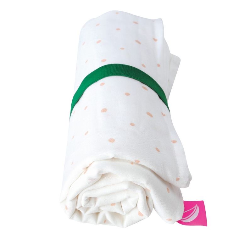 Motherhood, ECO Kropeczki Różowe, ręcznik plażowy, 100-175 cm