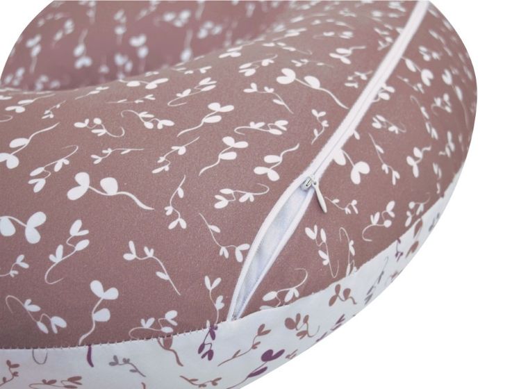 Motherhood, Fasolka, poduszka do karmienia, standard, wrzosowe listki