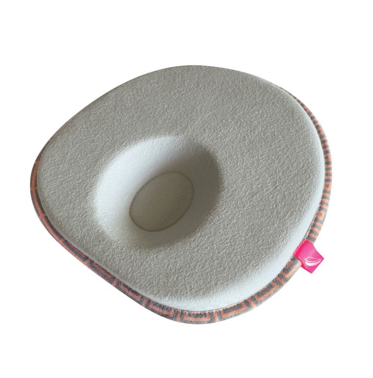 Motherhood, Kwadraty Różowe, ergonomiczna poduszka stablizująca dla niemowląt