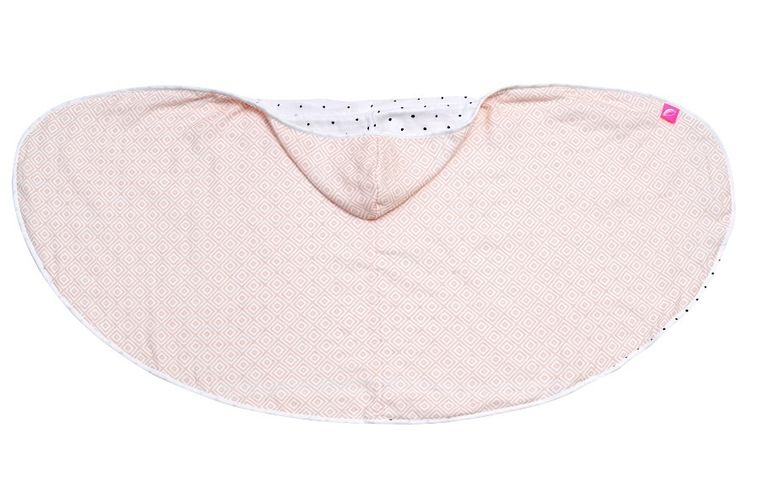 Motherhood, Kwadraty Różowe, ręcznik niemowlęcy, muślinowy, 65-130 cm