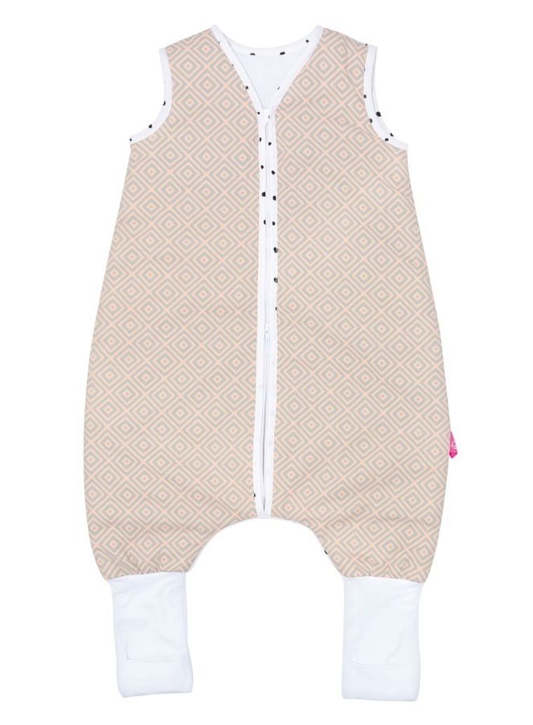Motherhood, Kwadraty Różowe, śpiworek z nogawkami, ocieplany, TOG 2, 18-30 m