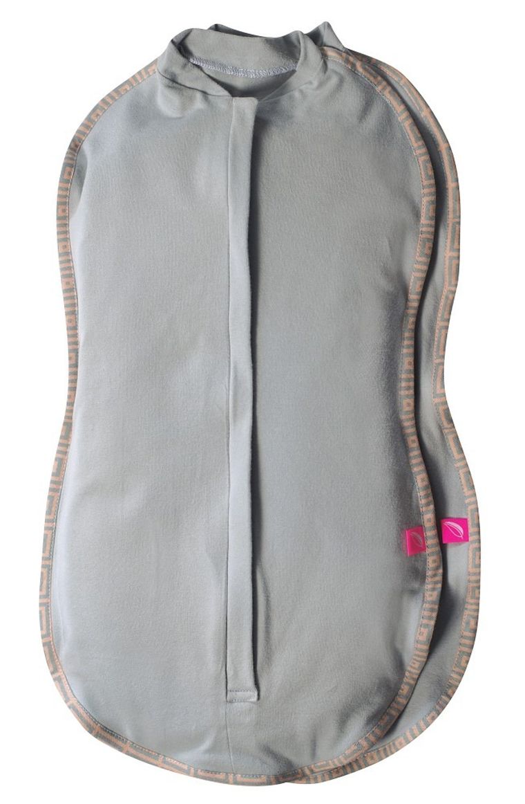 Motherhood, Kwadraty Różowe, Zip&Swaddle, otulak, rozmiar 1, 2,5-5 kg