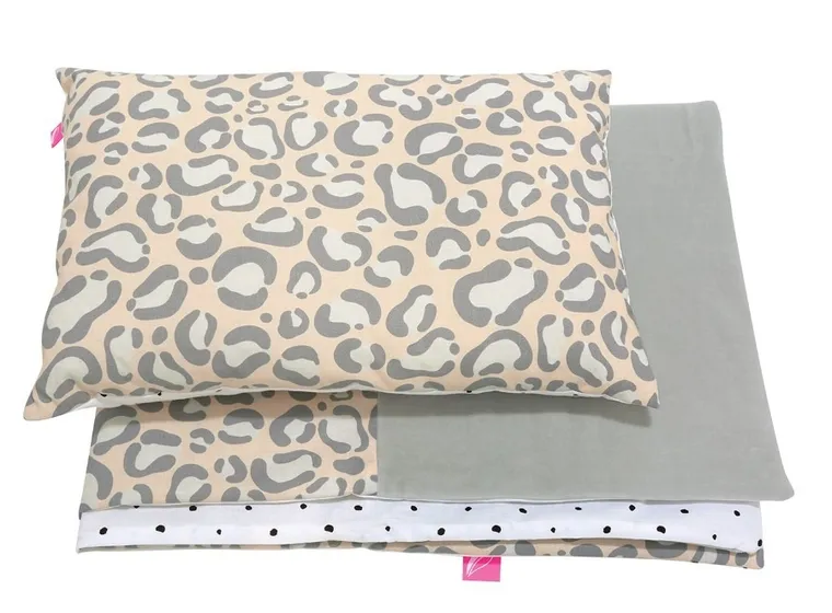 Motherhood, Ocelot Łososiowy, zestaw przedszkolaka, kołdra z z poduszką