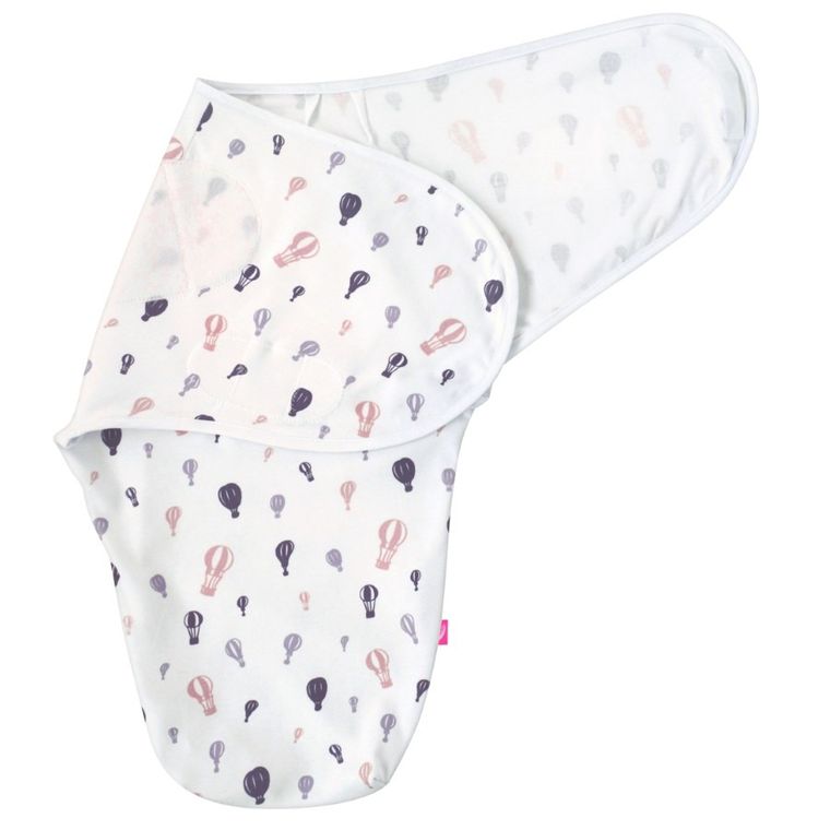 Motherhood, otulacz na rzep, fioletowe baloniki