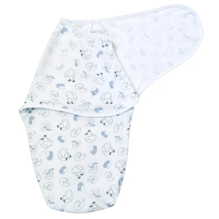 Motherhood, otulacz na rzep, niebieskie misie